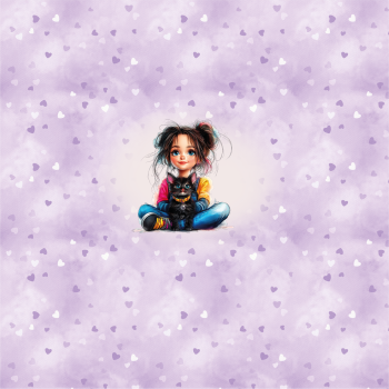Cute Rainbow Girl Panel 5